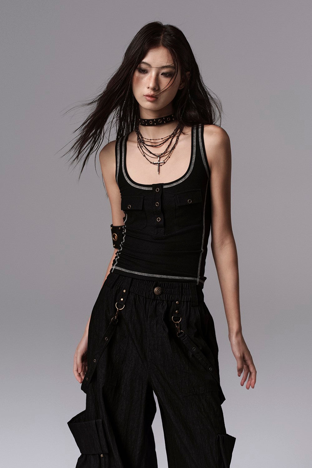 Ribbed Utility Tank Top