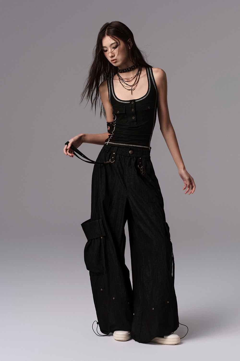 Ribbed Utility Tank Top