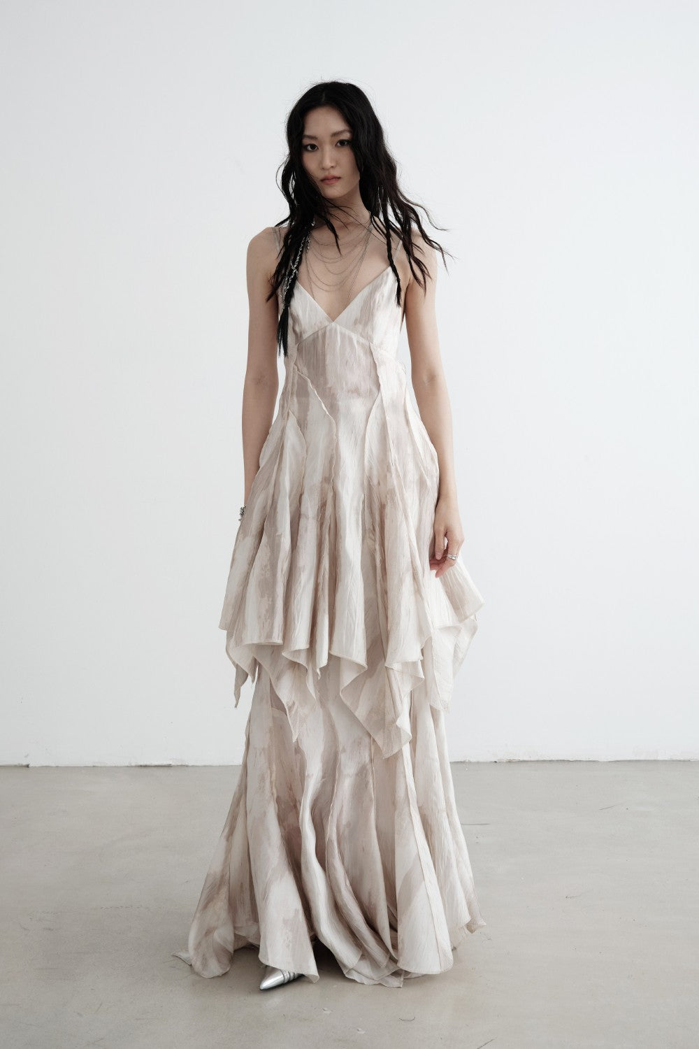 Draped Satin Fairy Dress