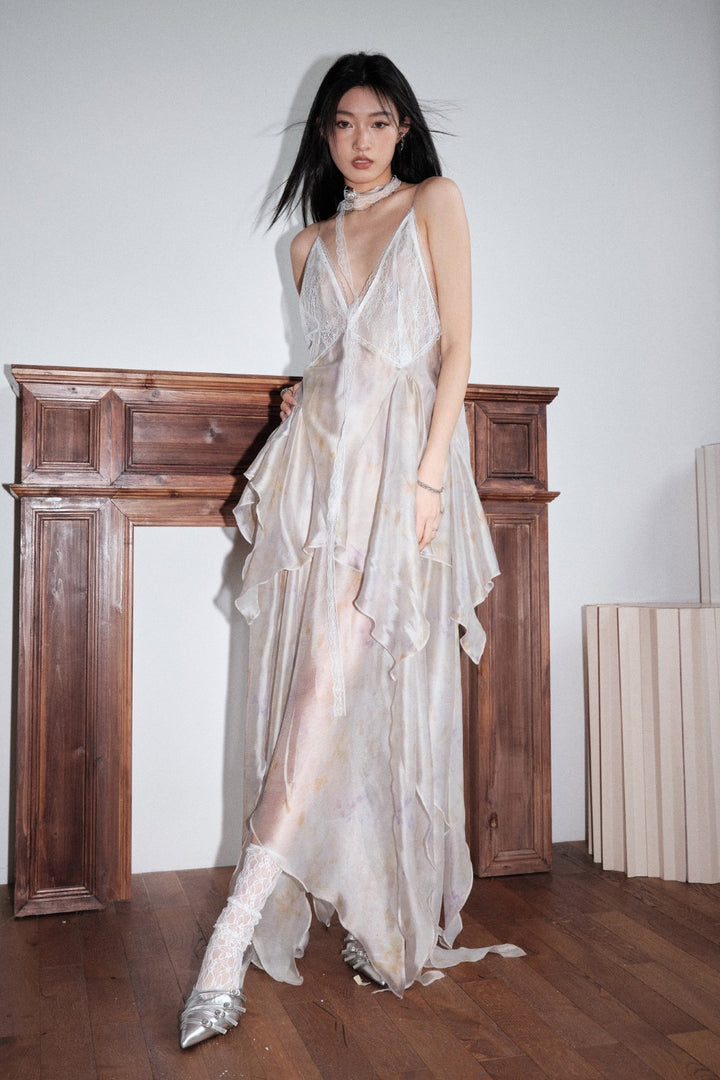 Jellyfish Mesh Maxi Dress