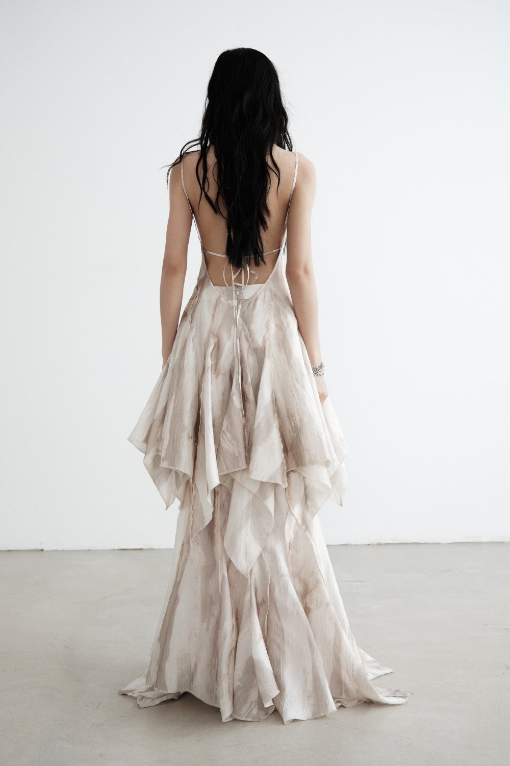 Draped Satin Fairy Dress