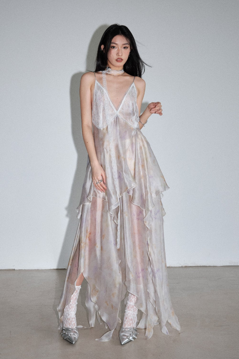 Jellyfish Mesh Maxi Dress