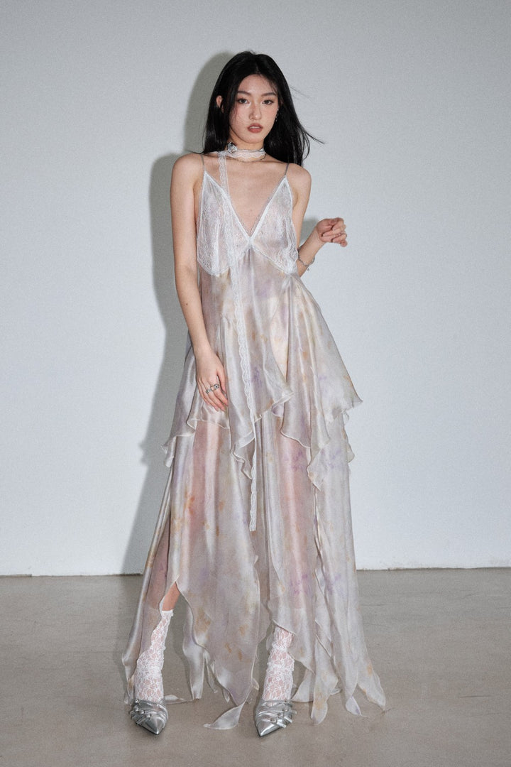 Jellyfish Mesh Maxi Dress