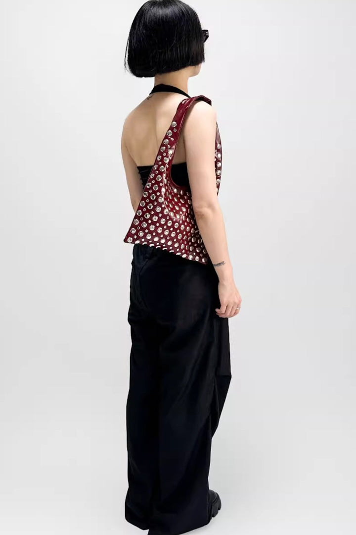 Cherry Lira Studded Bag