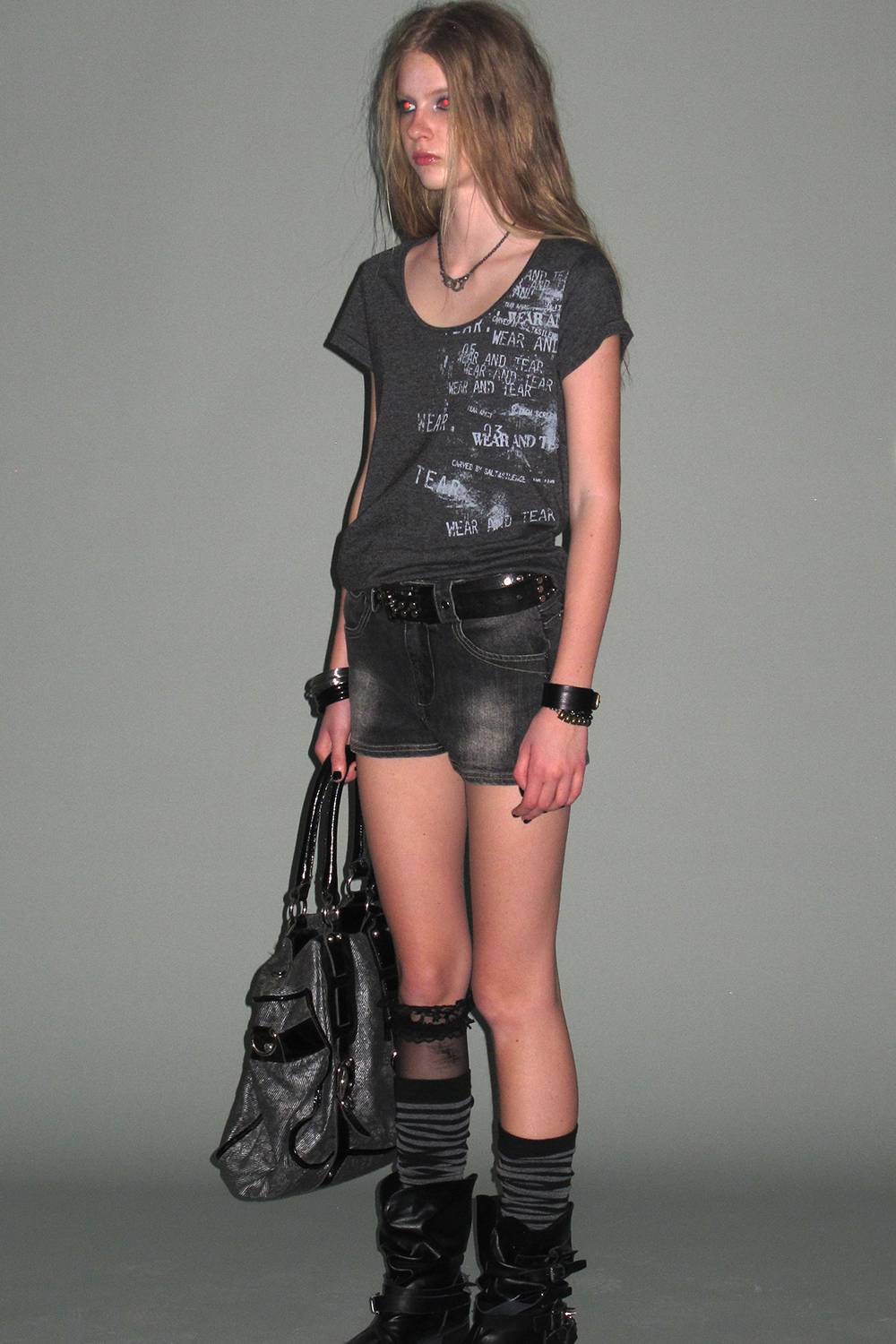 Distressed Logo Classic Shirt