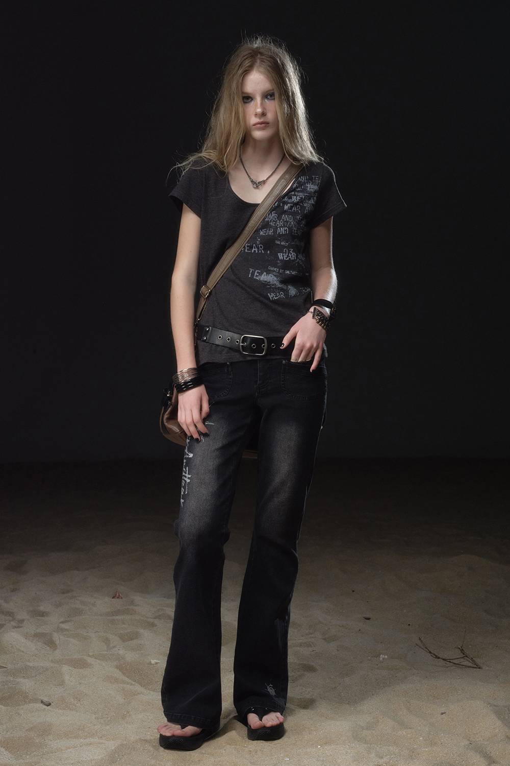 Distressed Logo Classic Shirt