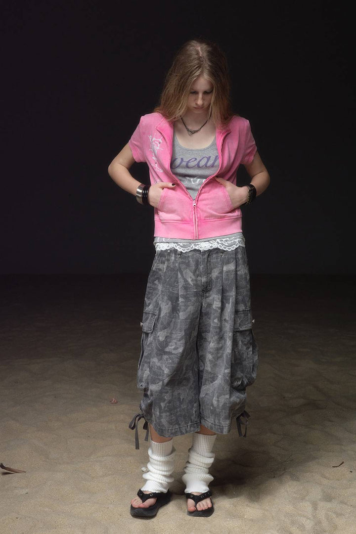 Military Cargo Jorts