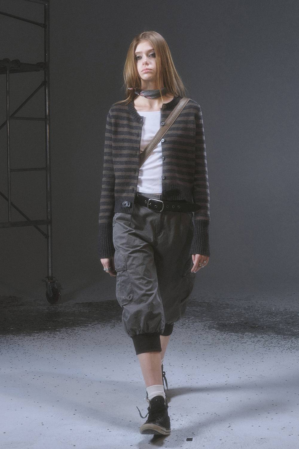 Striped Knit Cardigan