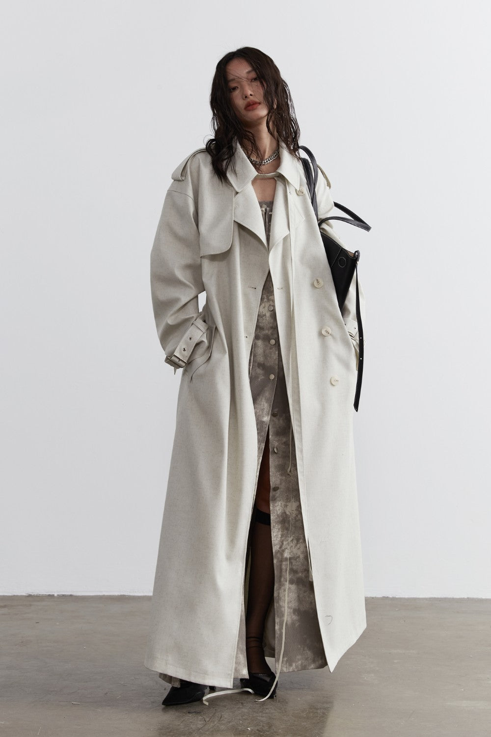 ジャケット・アウター Girly ribbon trench coat treat urself Treat Ürself Girly ribbon trench coat