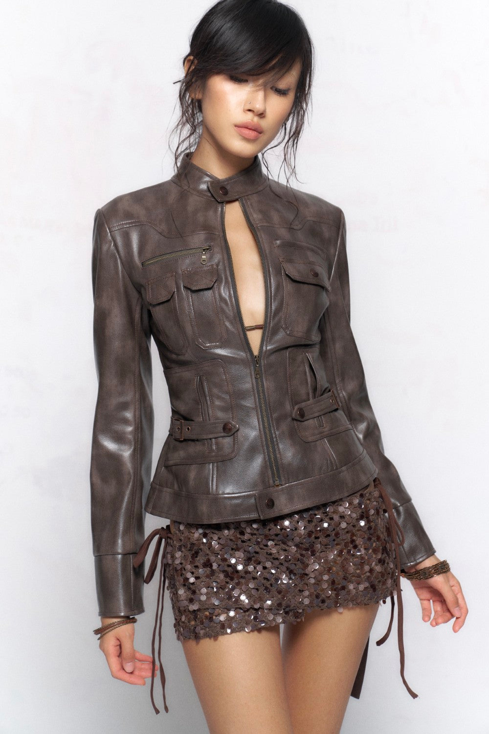 Slim Moto Leather Jacket