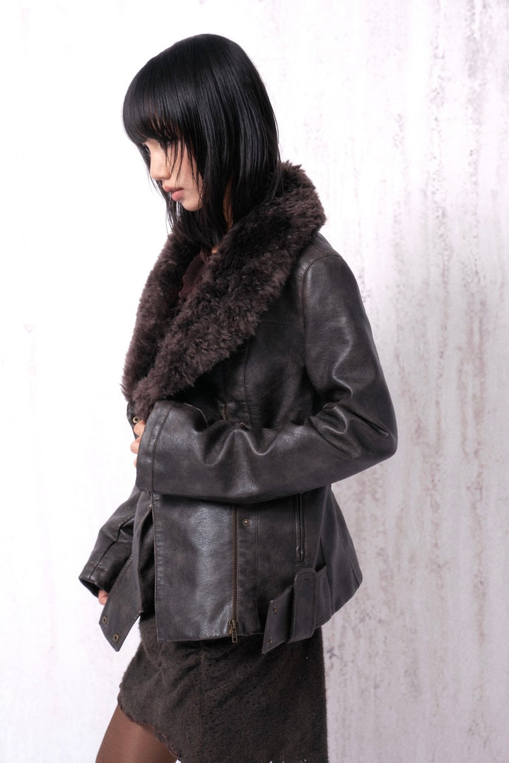 Fur-Trimmed Haven Coat