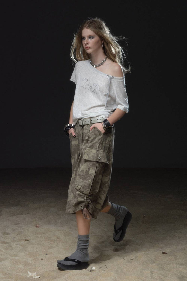 Military Cargo Jorts