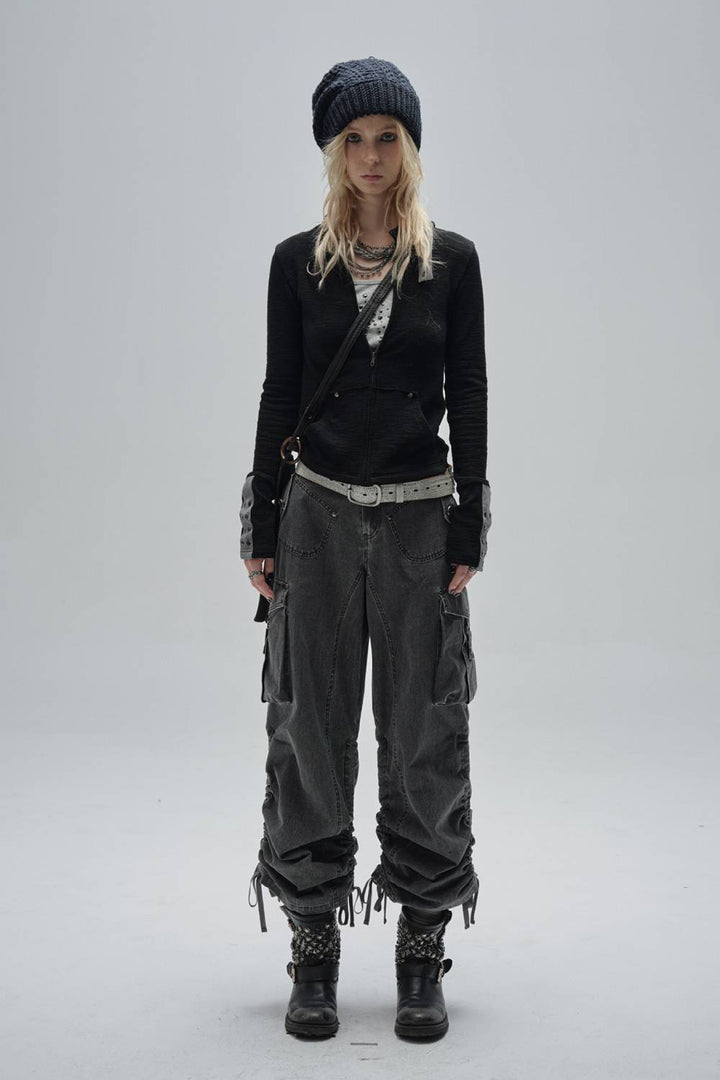 Slim Rivet Detail Jacket