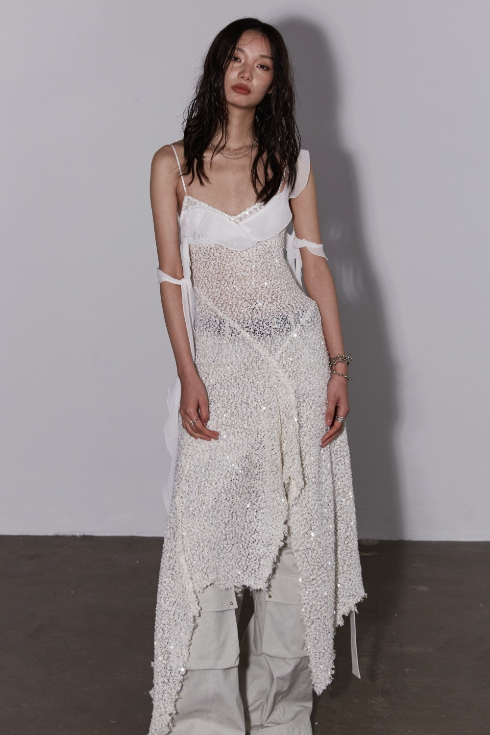 Sequin Asymmetrical Dress