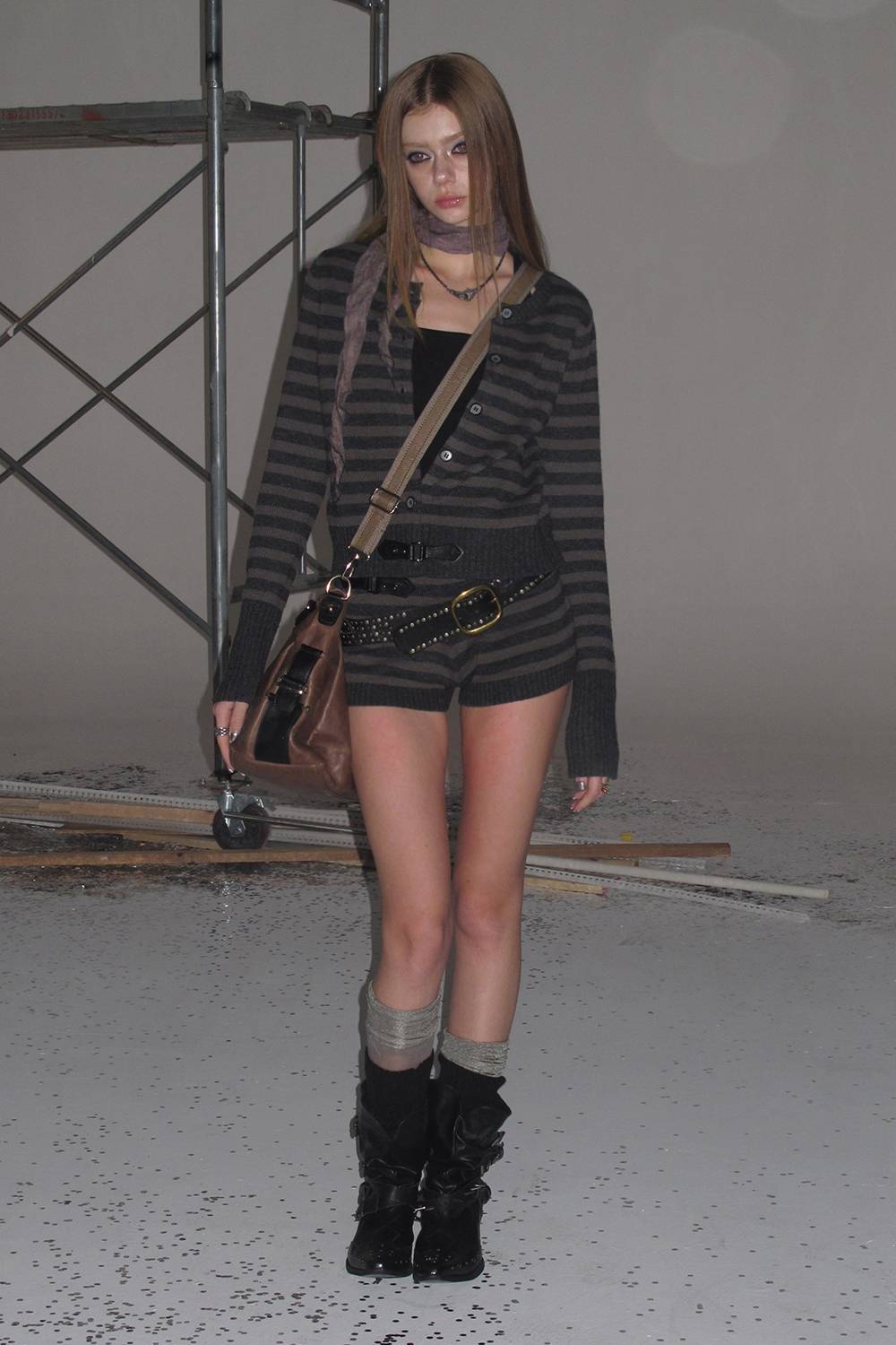 Striped Knit Cardigan