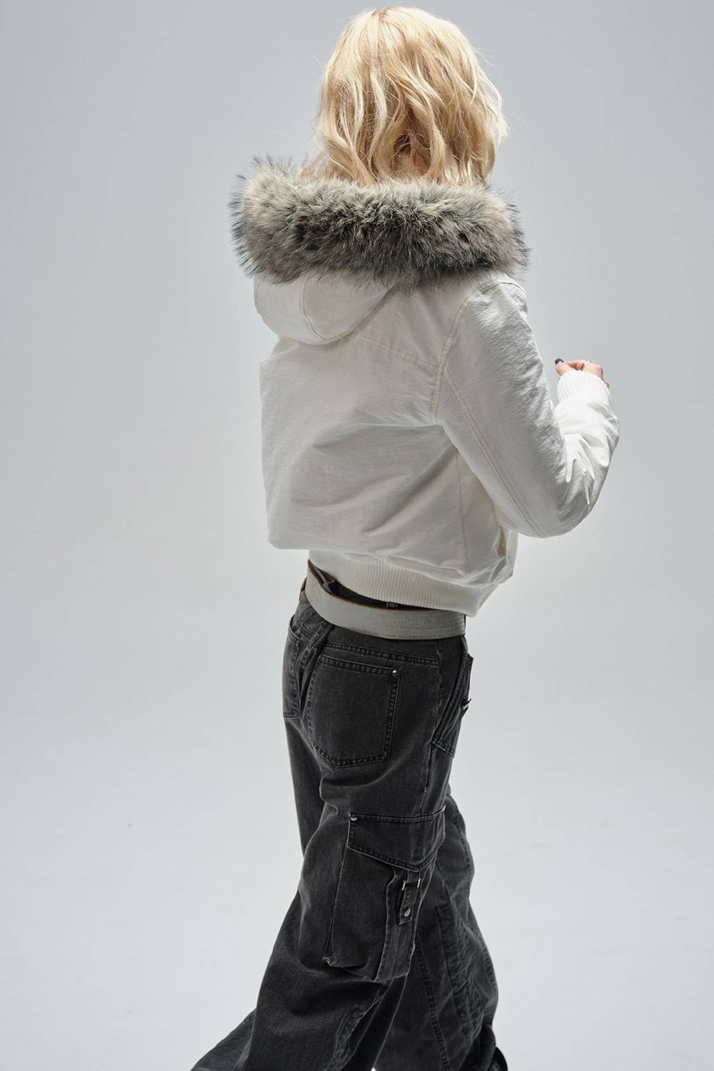 Fitted Hooded Winter Jacket