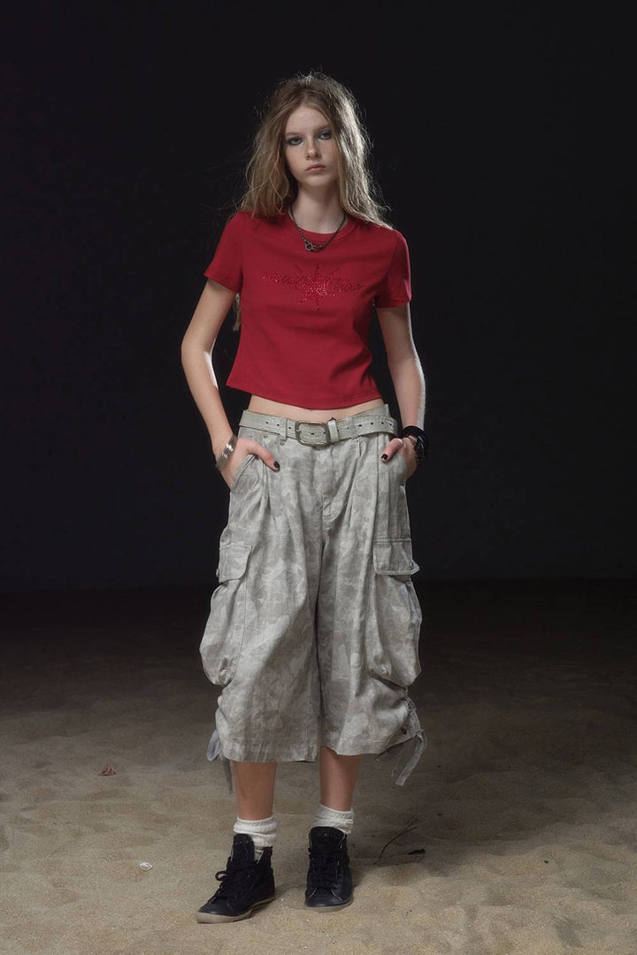 Military Cargo Jorts