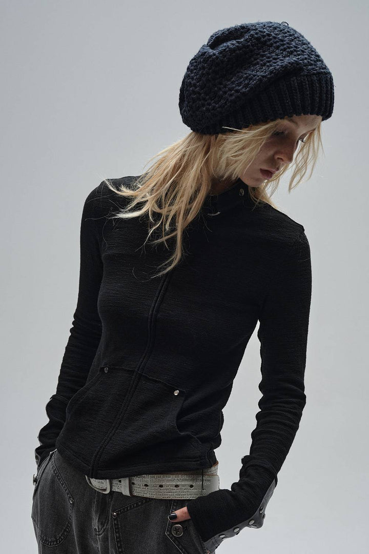 Slim Rivet Detail Jacket