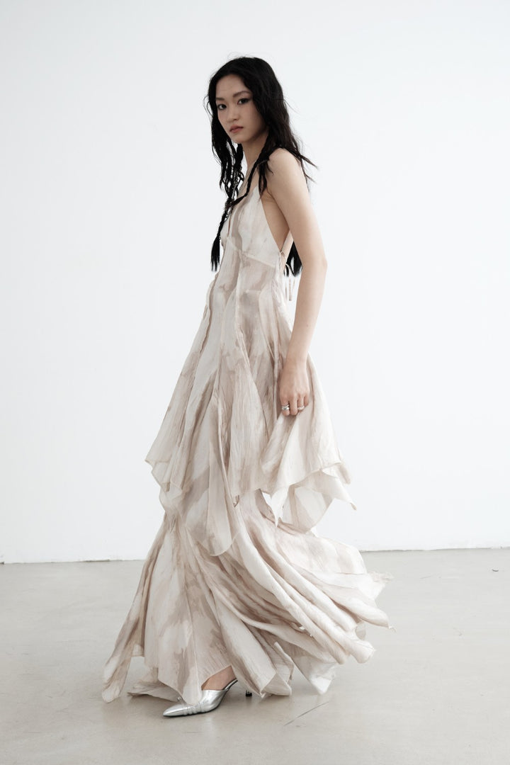 Draped Satin Fairy Skirt