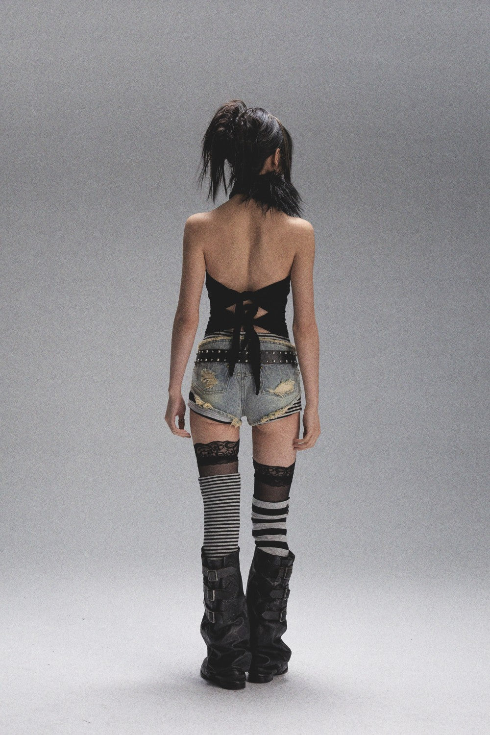 Low-Rise Cutoff Shorts