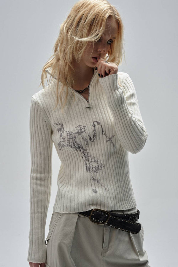 Rosemary Cross Sweater