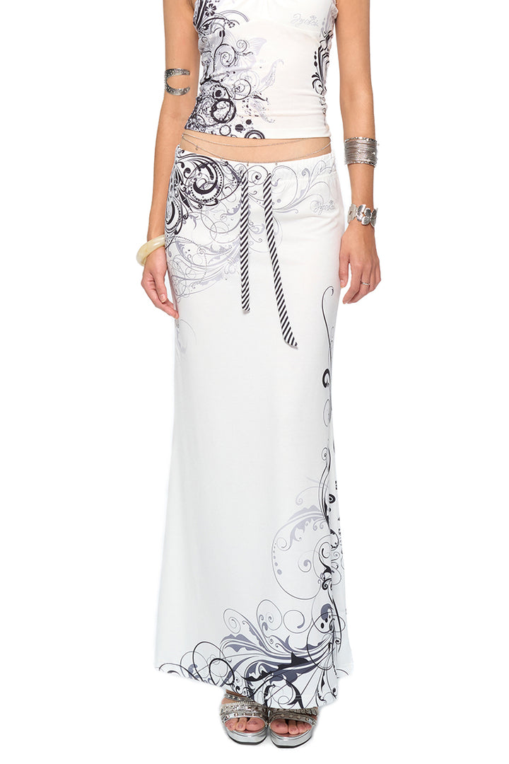 Selene Swirl Maxi Skirt