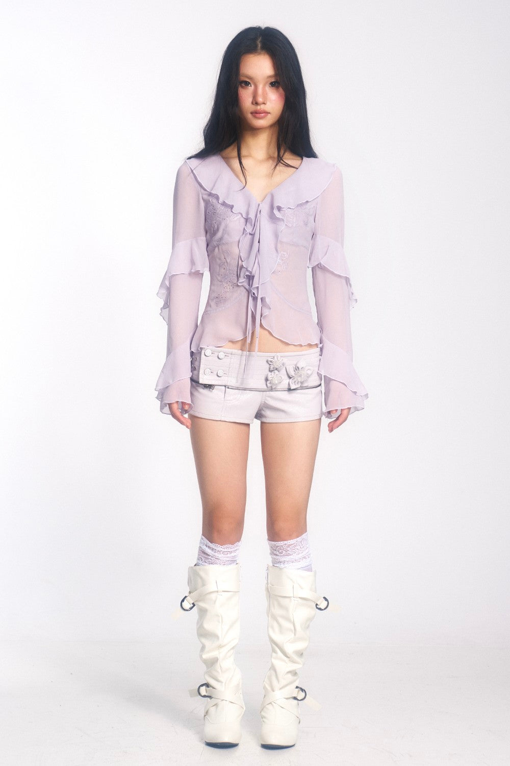 Lilac Seraphine Floral Blouse