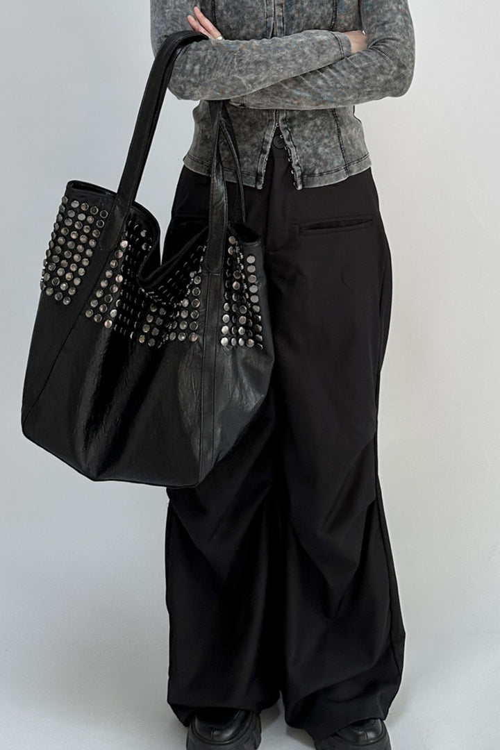 Nyx Studded Leather Bag