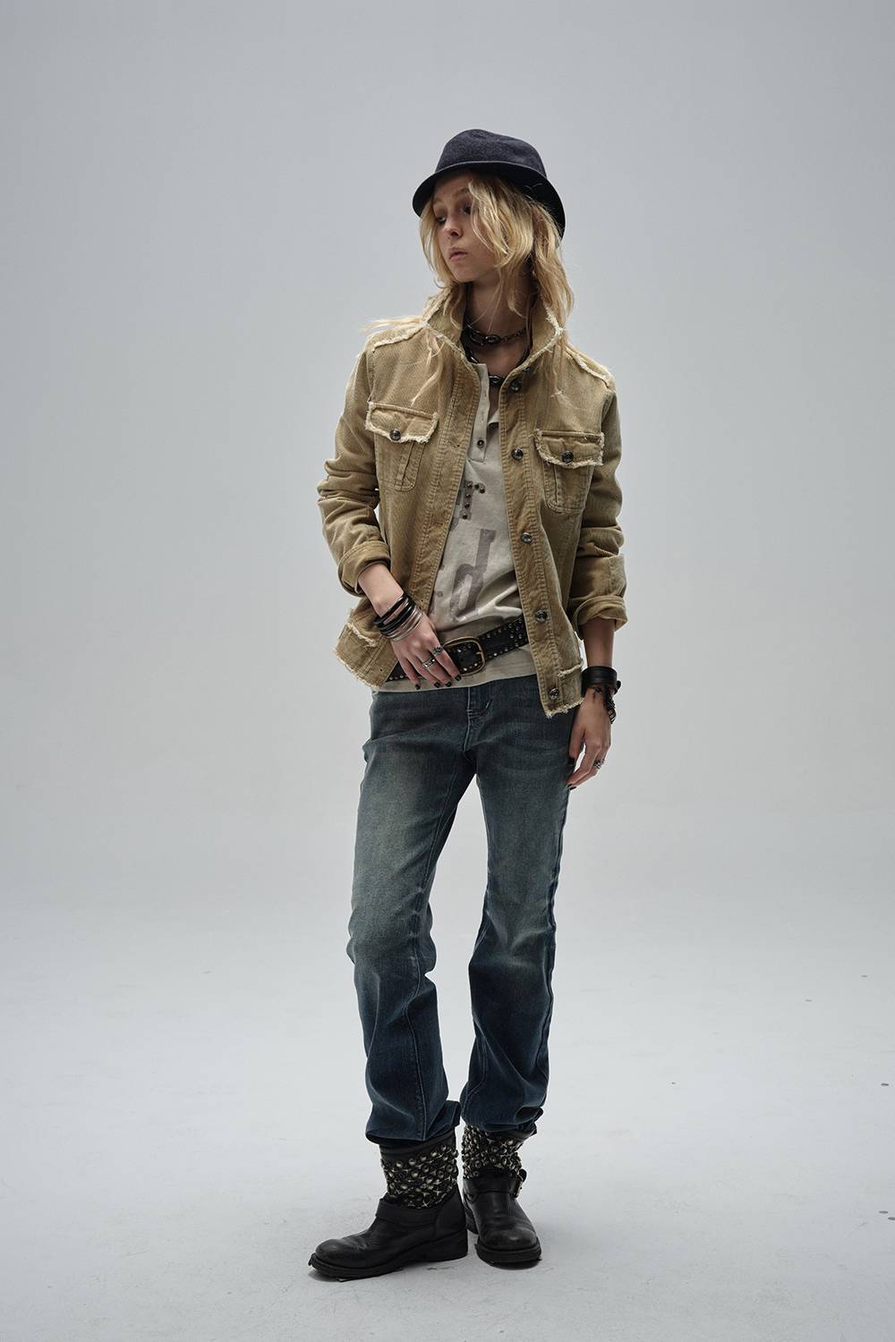 Vintage Washed Slim Jeans