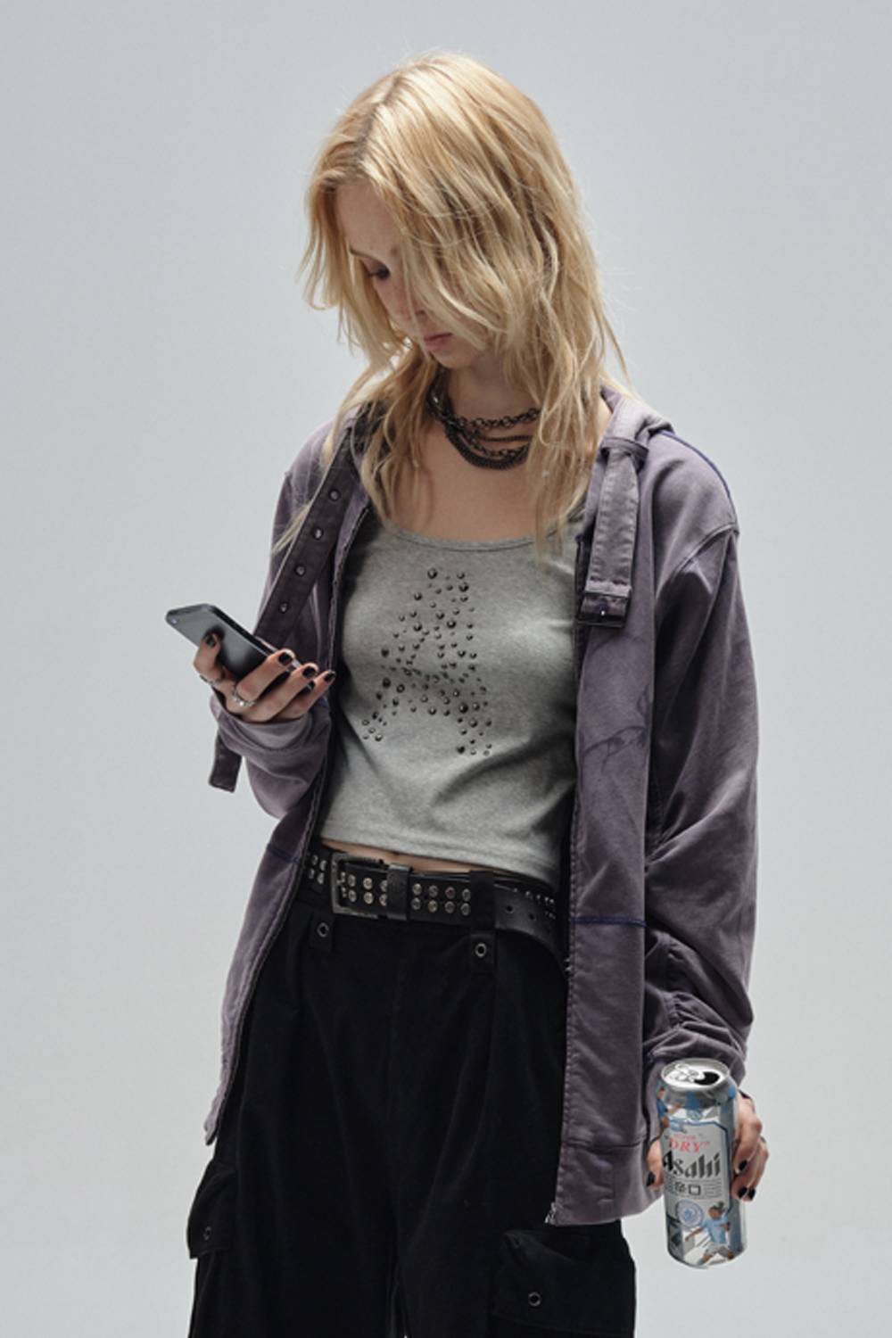 Loose Ruched Spider Jacket