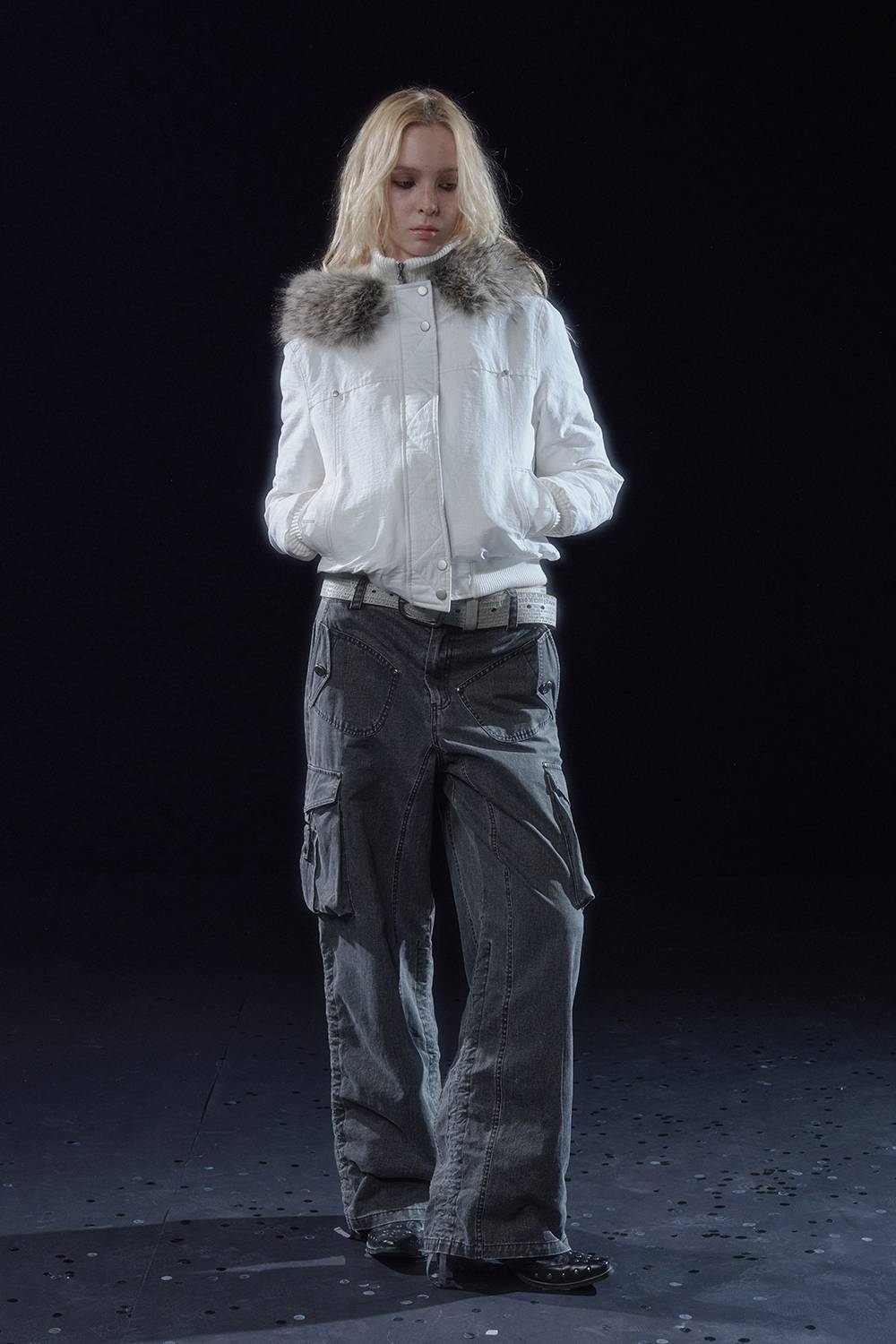 Fitted Hooded Winter Jacket