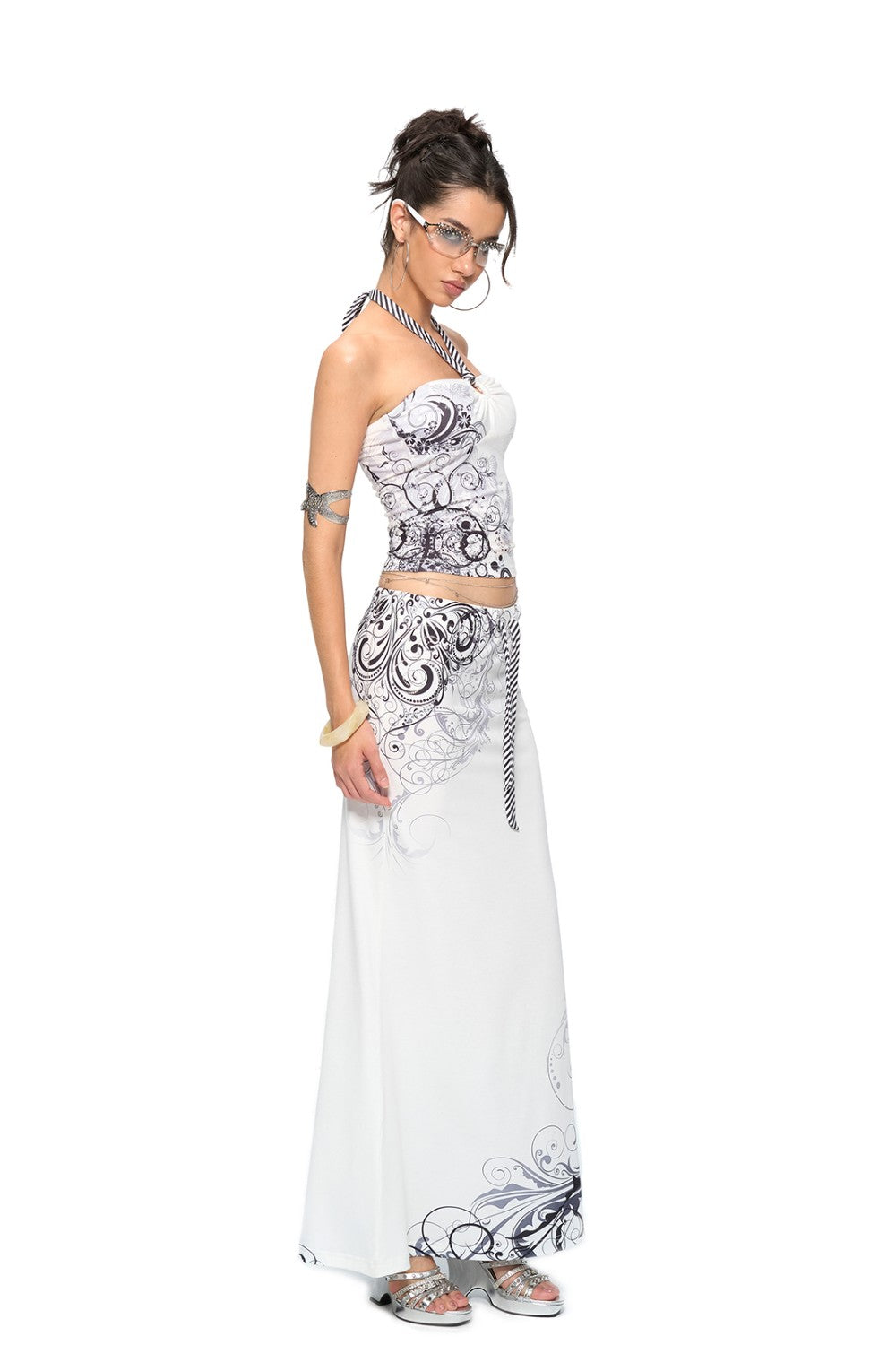 Selene Swirl Halter Top