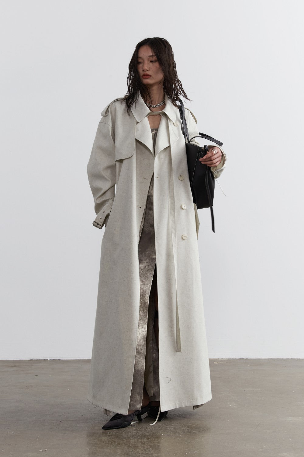 Light Oversized Trench Coat