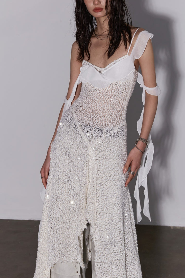 Sequin Asymmetrical Dress