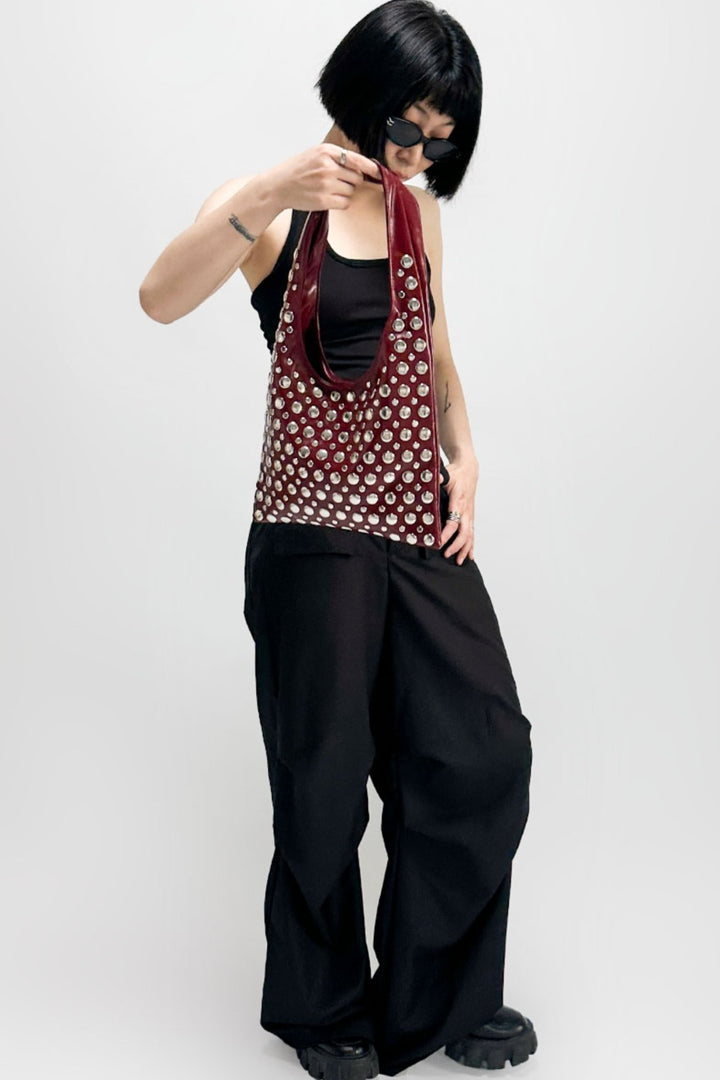 Cherry Lira Studded Bag