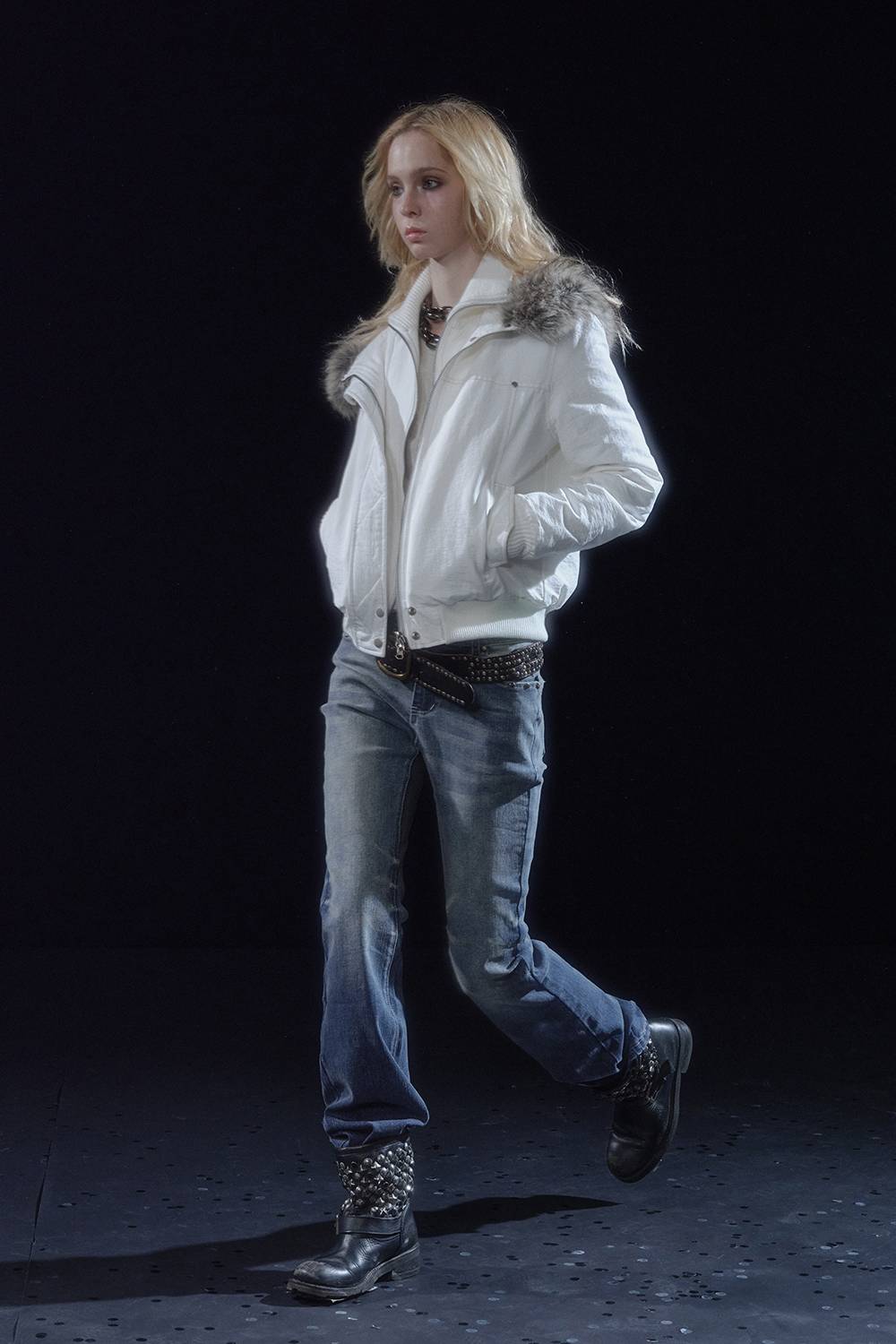 Fitted Hooded Winter Jacket