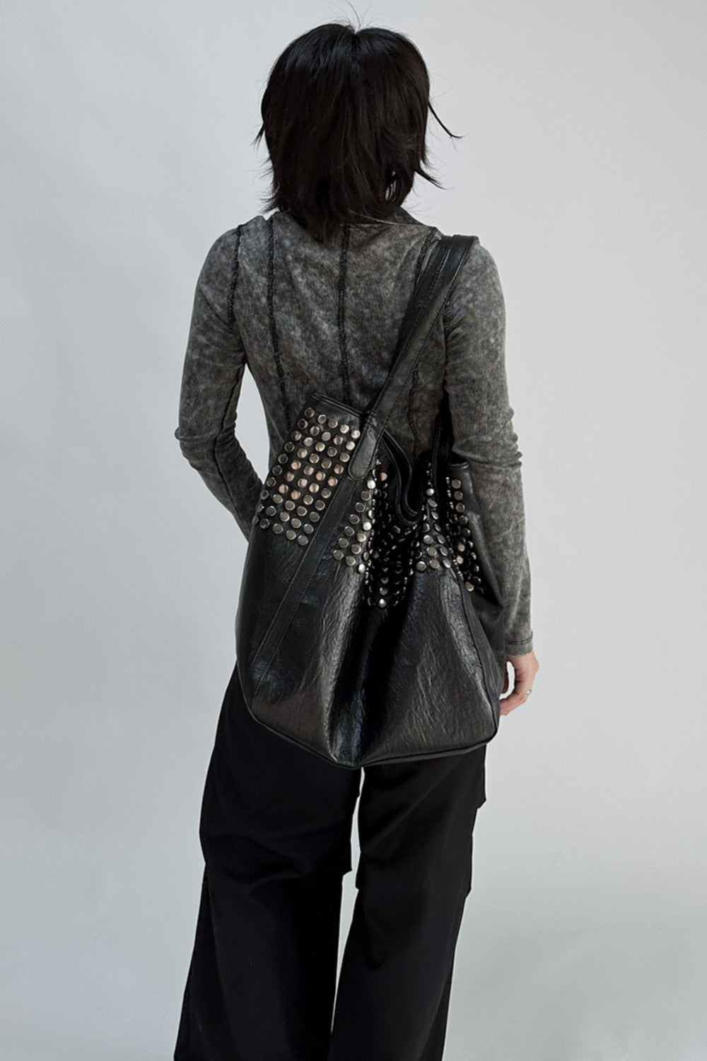 Nyx Studded Leather Bag