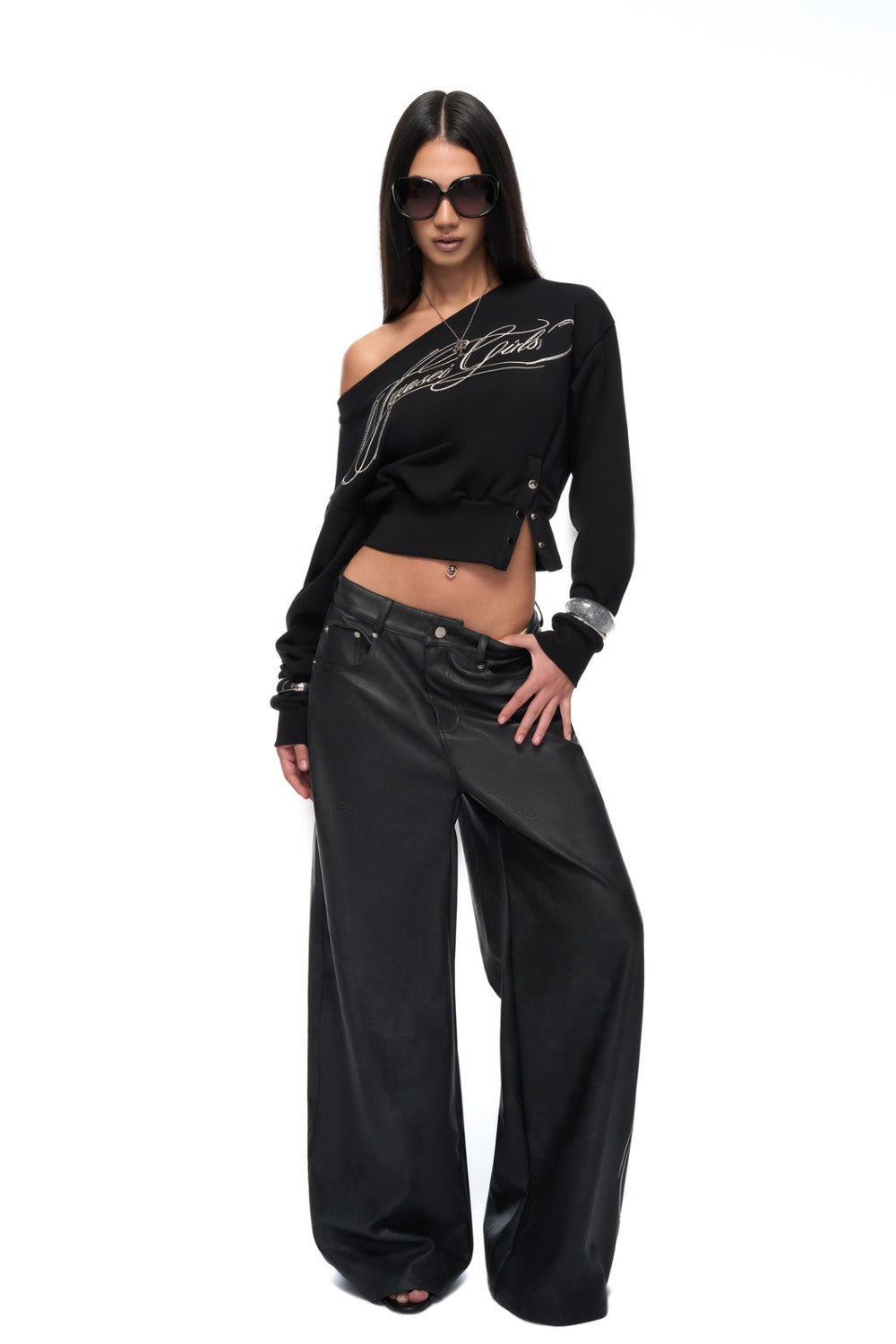 Silvercore Line Leather Pants