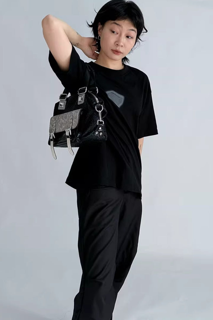 Lexa Sequin Boston Bag