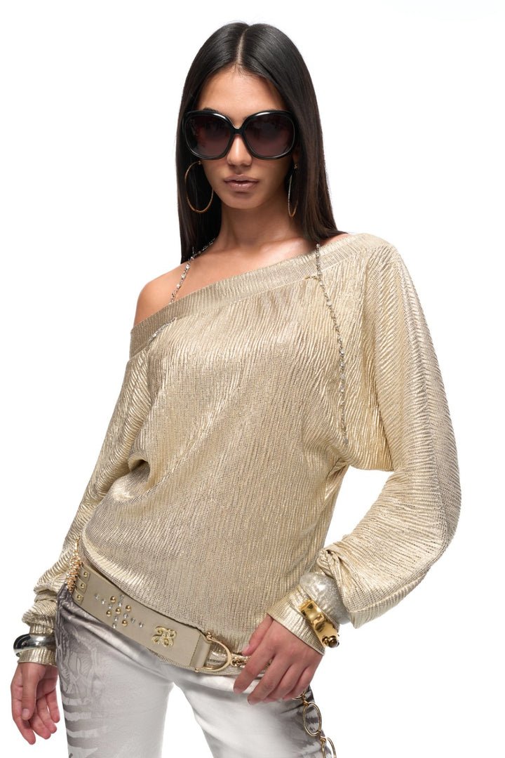 Champagne Lustre Top