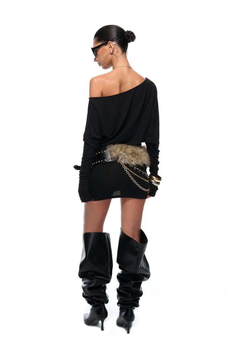 Midnight Curve Mini Dress