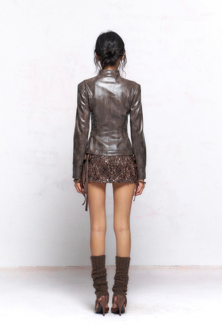 Slim Moto Leather Jacket