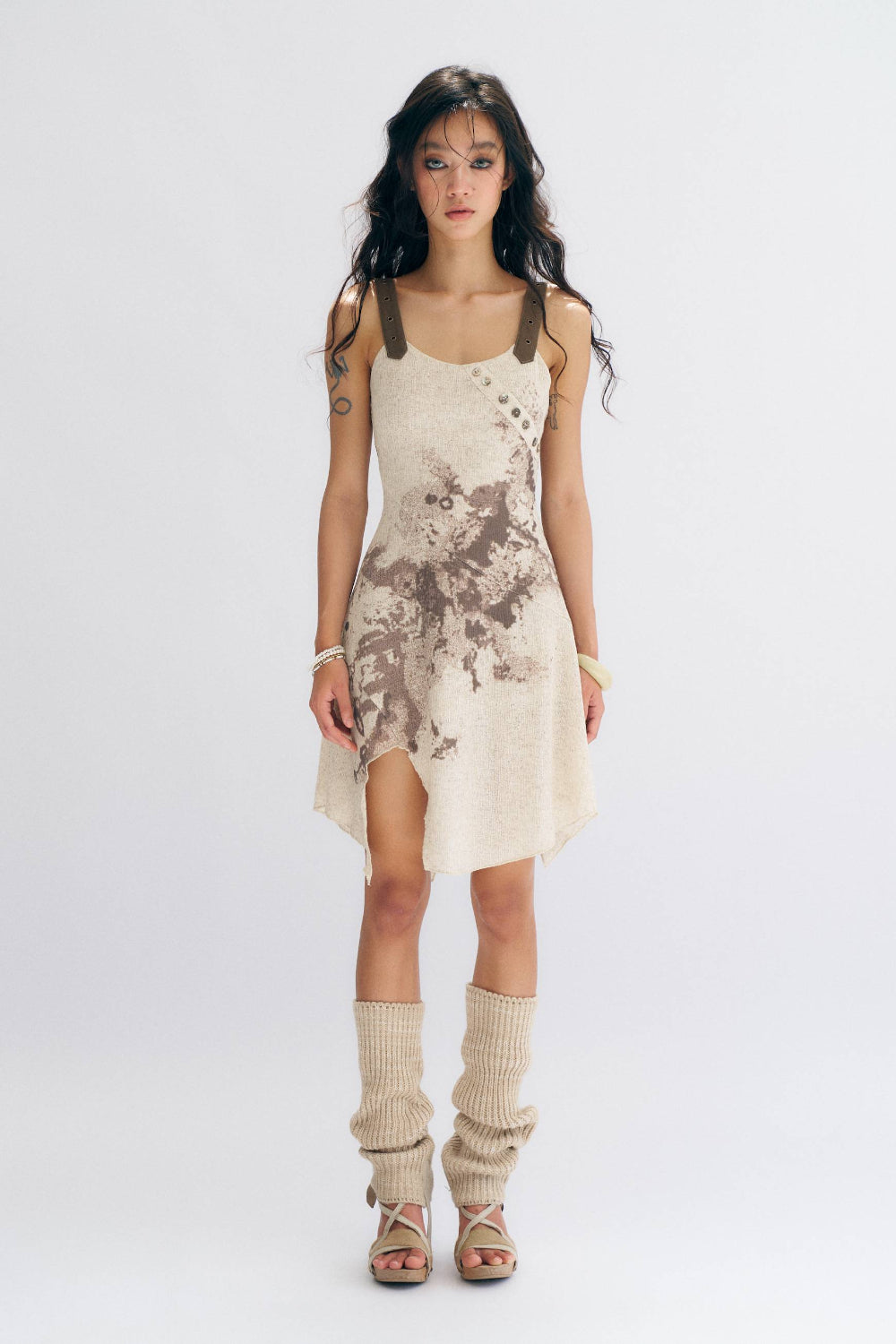 Earth Bloom Knit Dress