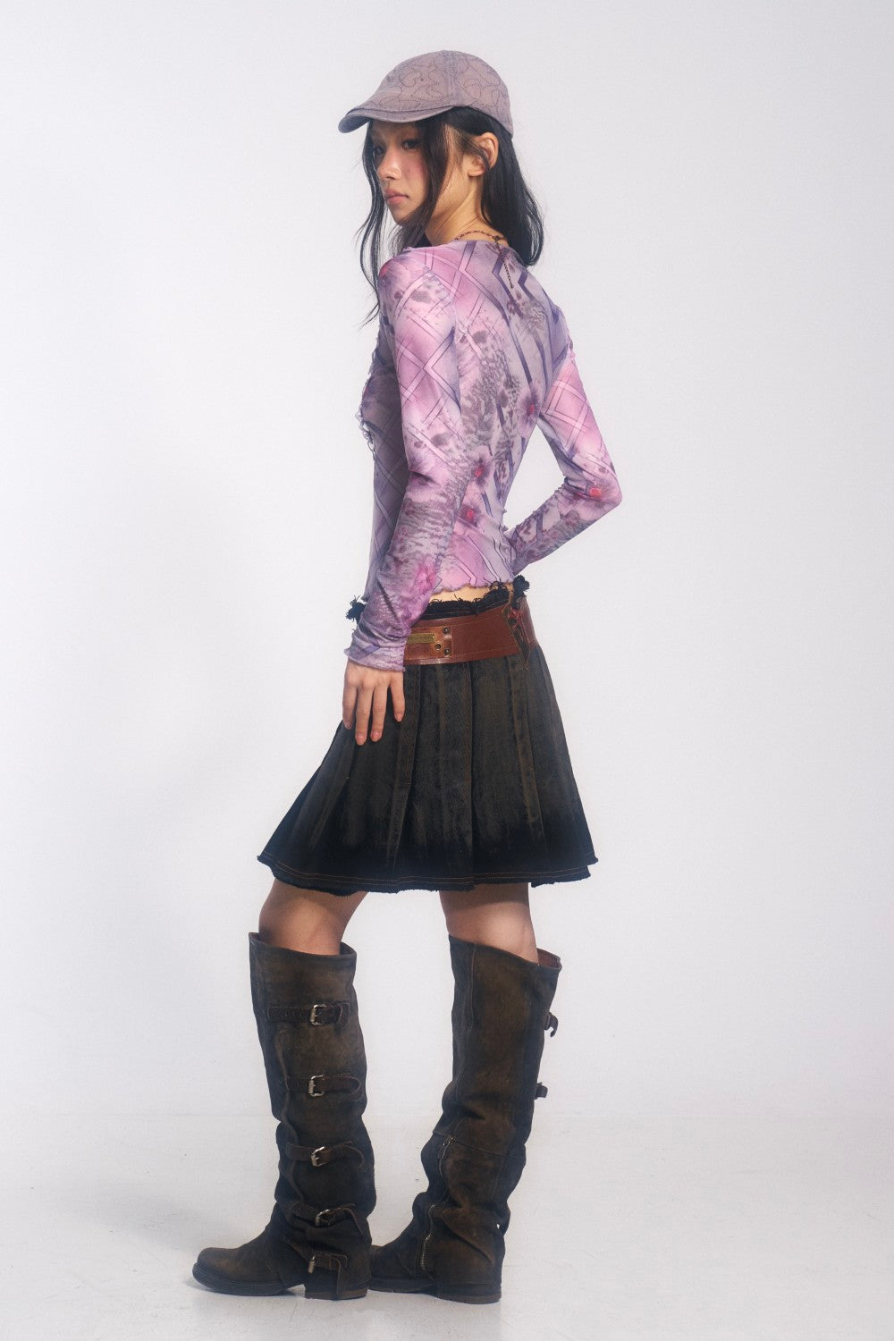 Orchid Lace V-Neck Top