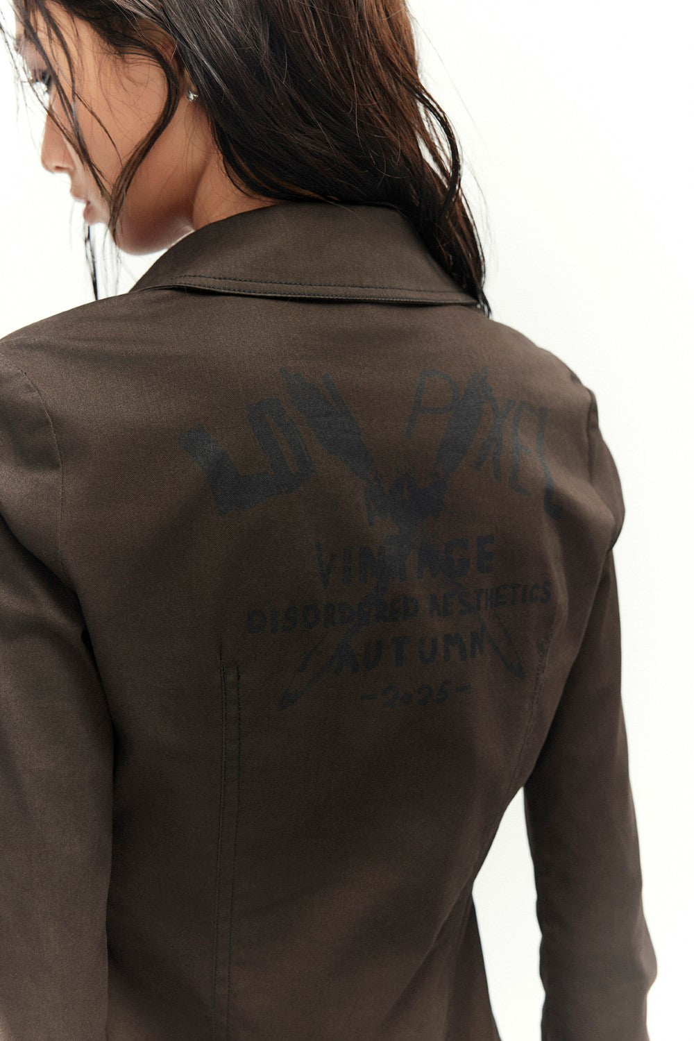 Retro Brass Button-Up Shirt