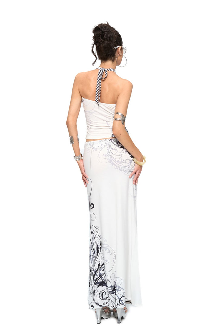 Selene Swirl Maxi Skirt