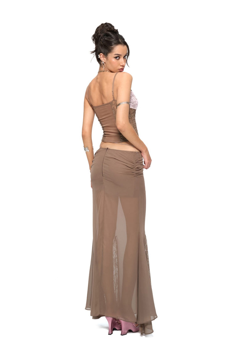 Camila Lace Fishtail Skirt