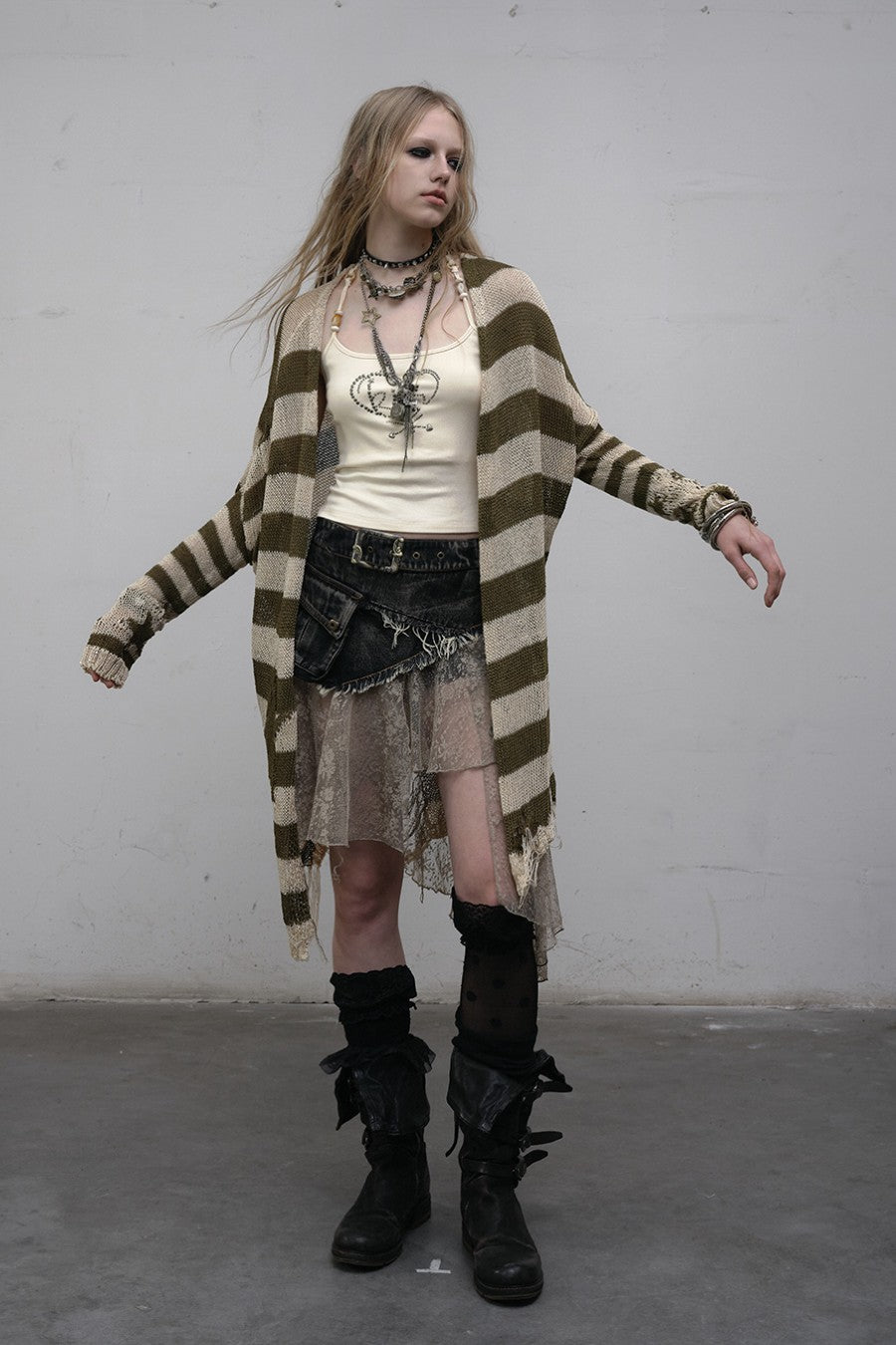 Striped Star Cardigan