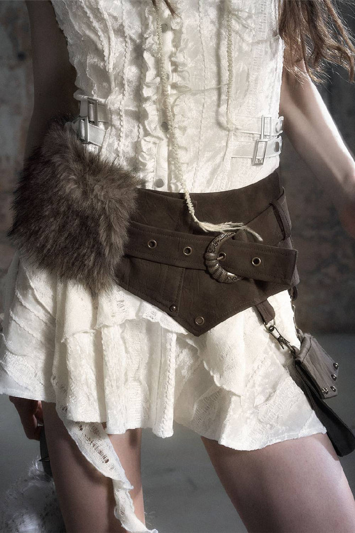 Vintage Utility Belt Skirt