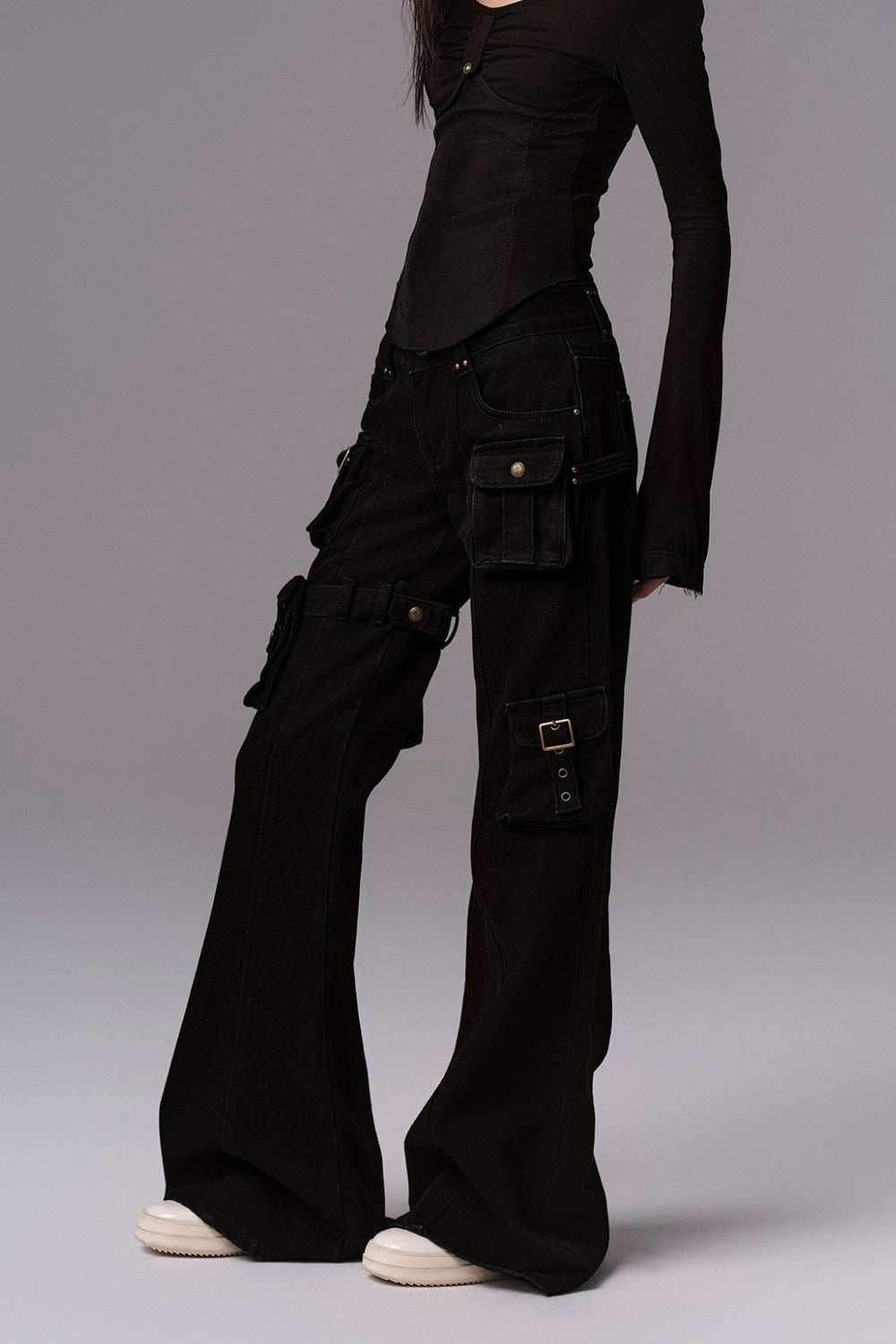 Rivet Strap Utility Trousers